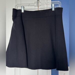 Bar III Black Sweater A-Line Skirt